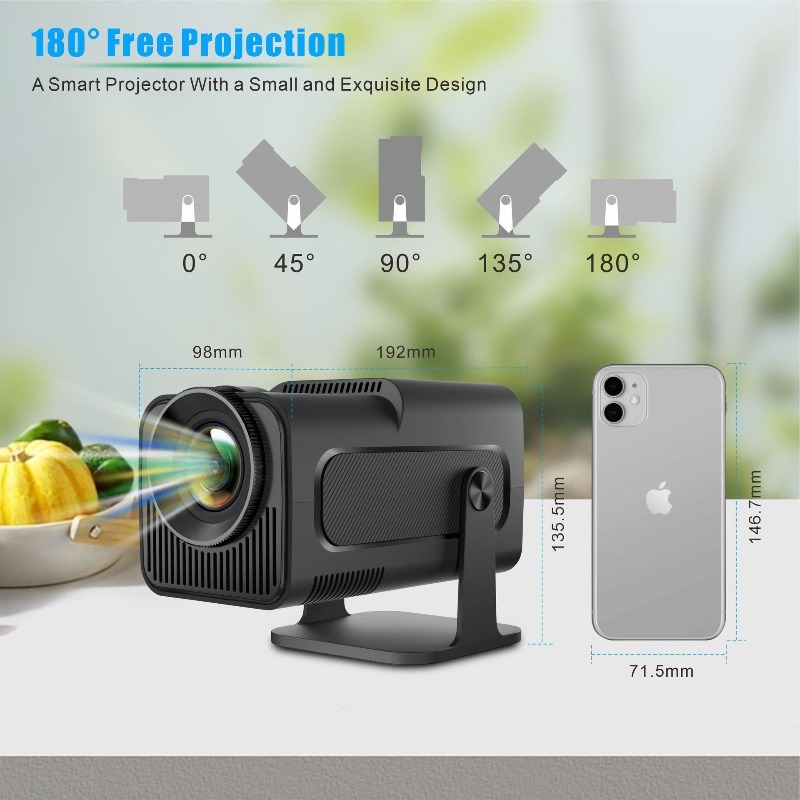 Mini Projector Portable - Original HY320mini Portable Projector Mini Home