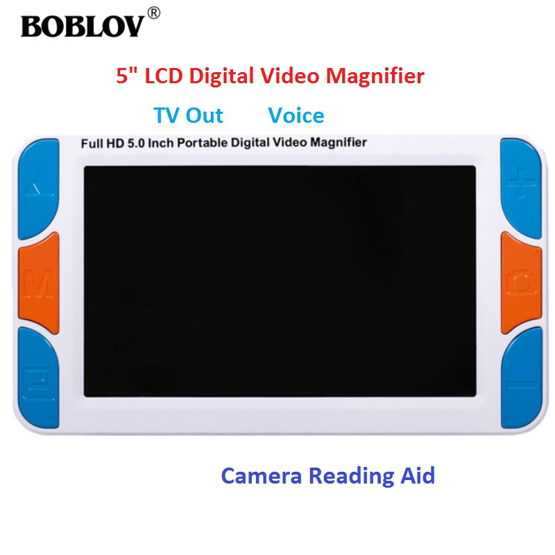 Digital Magnifier Reading - Eyoyo 5.0' Inch LCD 3-48X Portable