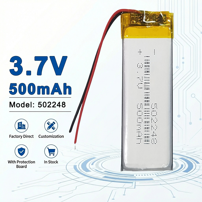 Electronics And Gadgets Ce - 502248 3.7V 500mAh Lightweight Li-Polymer Battery