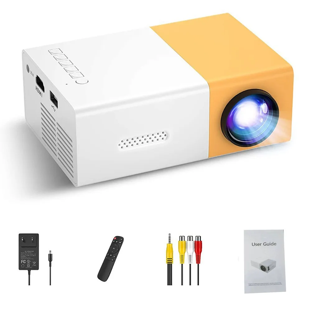 Mini Projector Portable - 110V-220V Portable TV Projector, Home Children's
