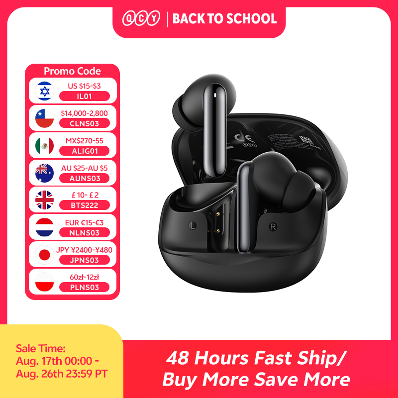 Earbuds Anc Wireless - QCY Melobuds N50 ANC Bluetooth 5.4