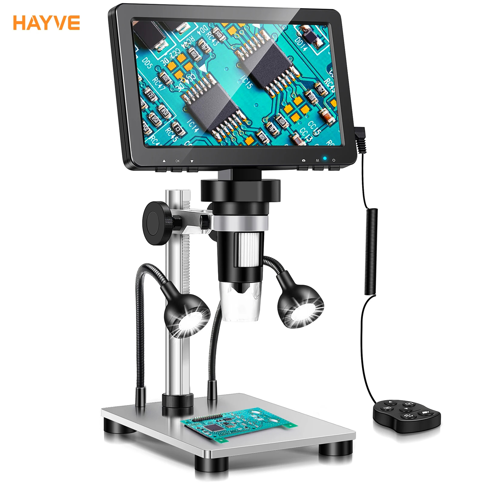 Digital Magnifier Reading - Hayve 7‘’ Digital Microscope 1200X Zoom