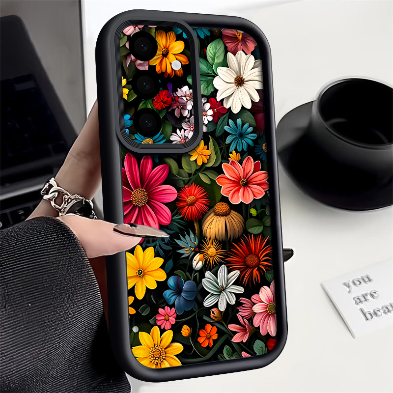 Samsung Galaxy A55 - Colorful Flowers Pattern Case For Samsung