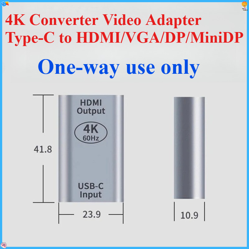 Electronics And Gadgets Ce - 4K Converter Video Adapter Type-C To