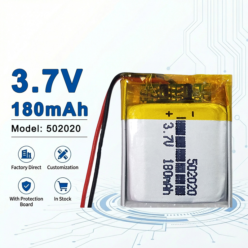 Electronics And Gadgets Ce - 502020 3.7V 180mAh Rechargeable Lithium Polymer