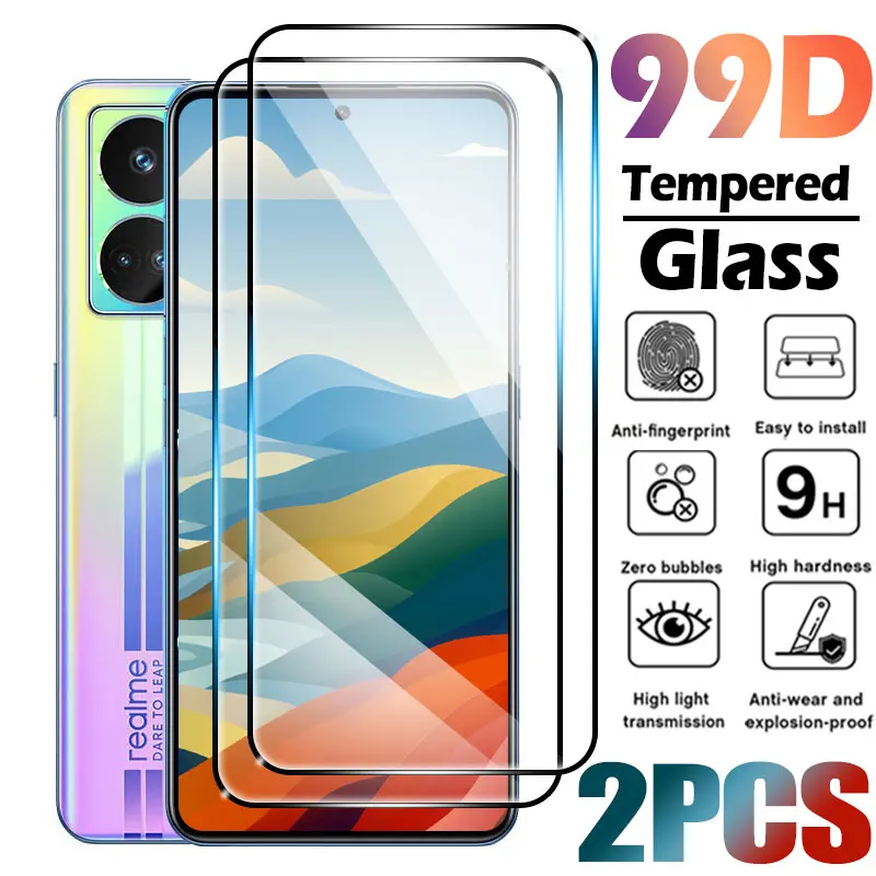 2PCS Tempered Glass for Realme - đánh giá và giá Realme C67