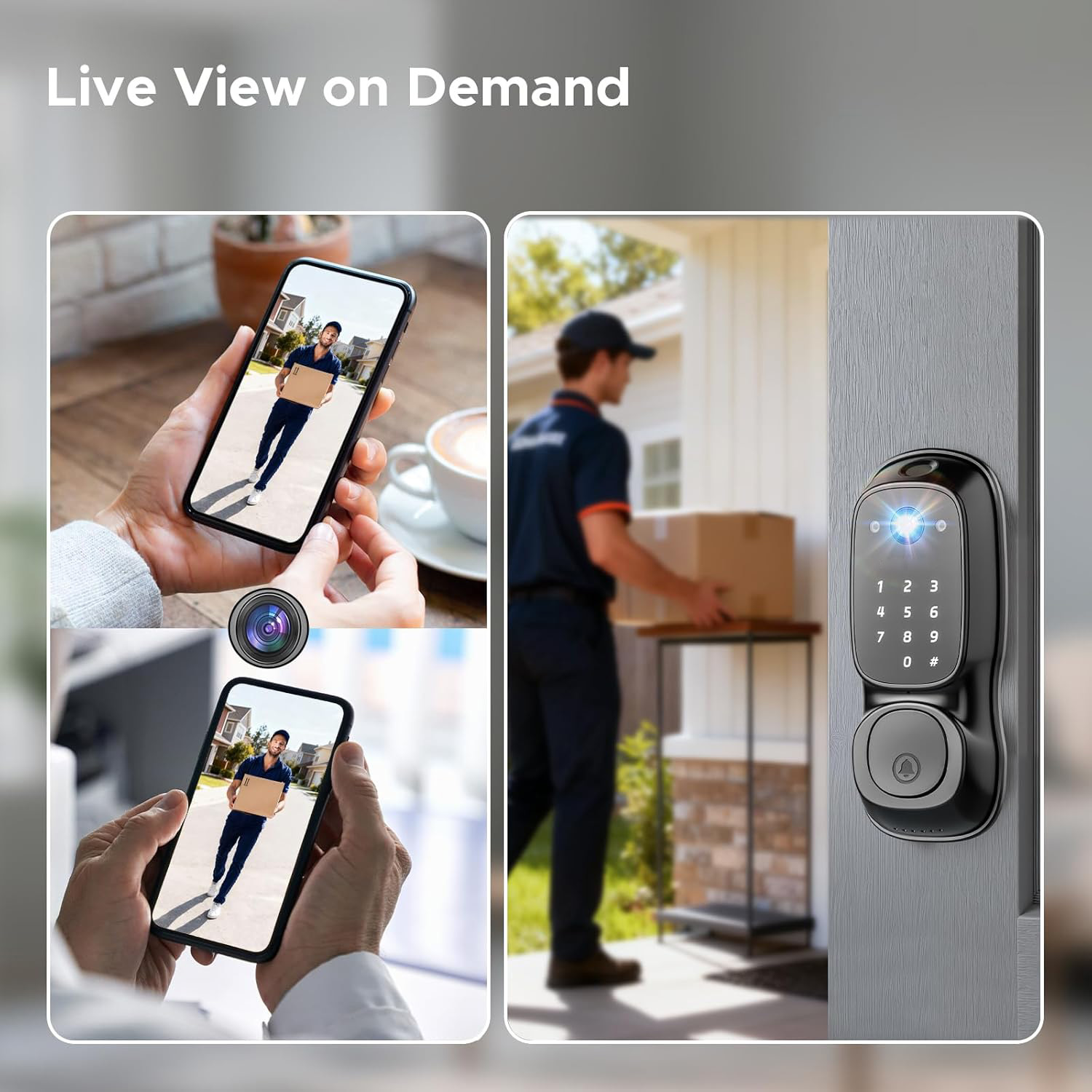 Tuya Wifi Smart Door Lock ‎Cam - đánh giá và giá Electronics & Tech Gadgets