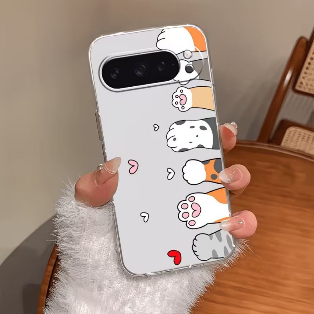 Cartoon Cat Paw Print Crystal  - đánh giá và giá Google Pixel 9 Pro