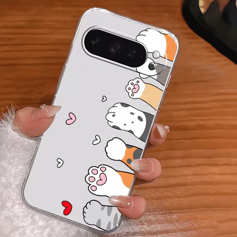 Cartoon Cat Paw Print Crystal  - đánh giá và giá Google Pixel 9 Pro