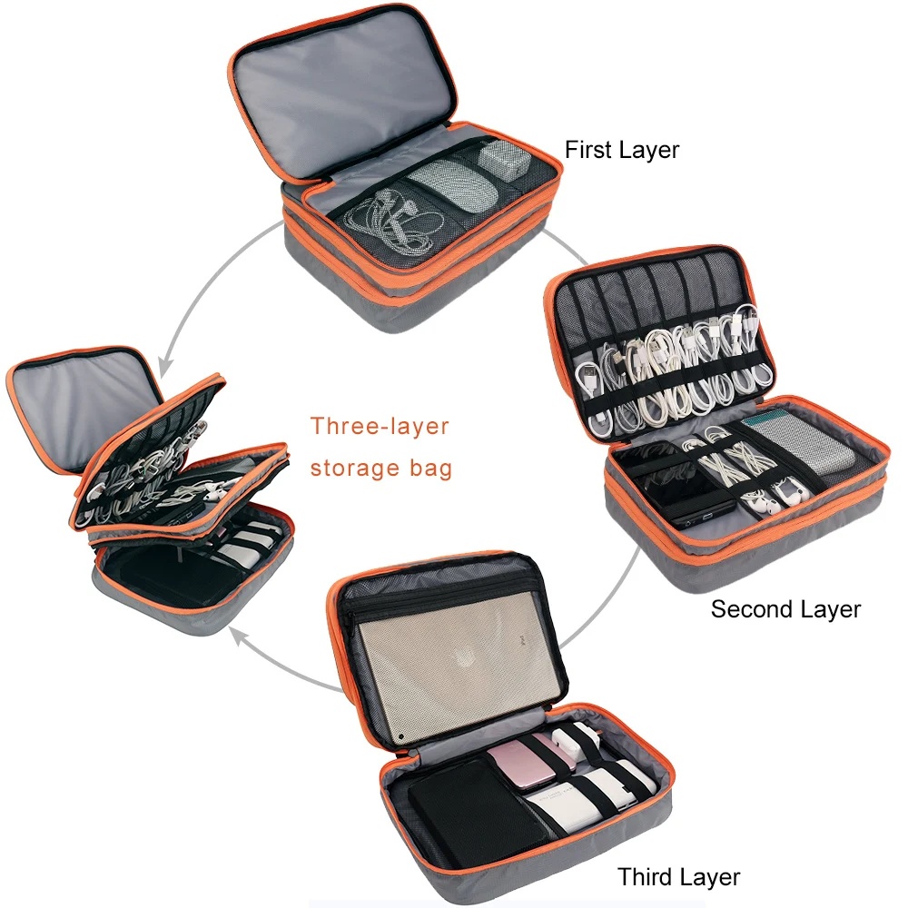 Double Layers Large Capacity T - đánh giá và giá Electronics Gadgets And Accessories