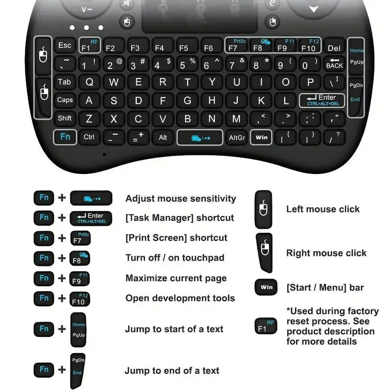 Mini English Bluetooth Keyboar - đánh giá và giá Mini Projector Portable