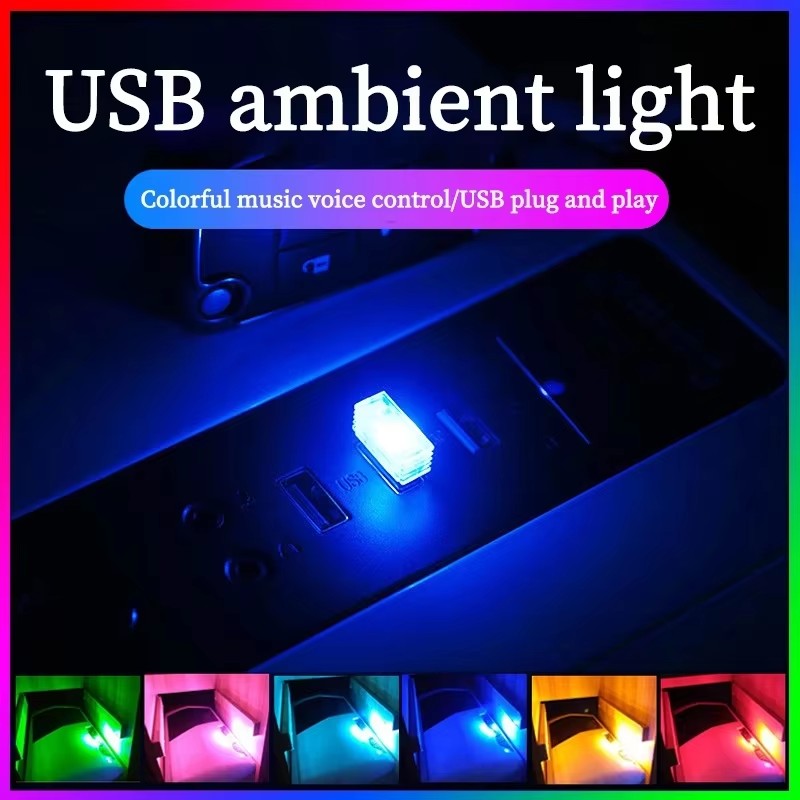 1/4pc Mini USB LED Car Light A - đánh giá và giá Electronics Gadgets And Accessories