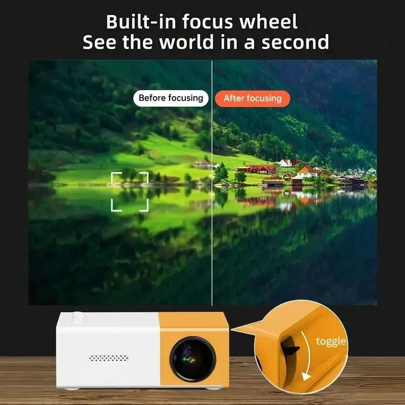110V-220V Portable TV Projecto - đánh giá và giá Mini Projector Portable