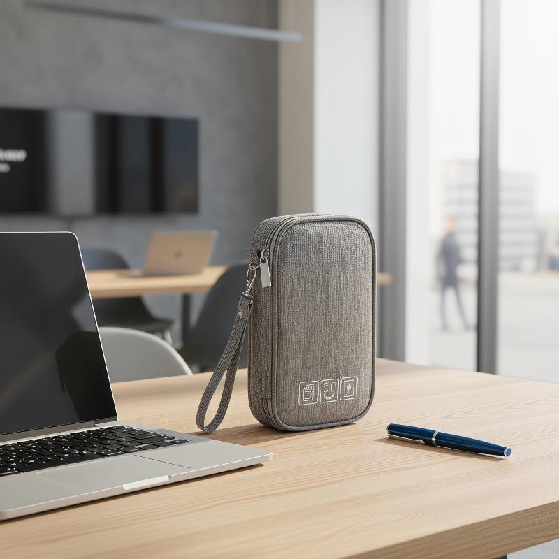 Double Layer Cable Storage Bag - đánh giá và giá Electronics Gadgets And Accessories