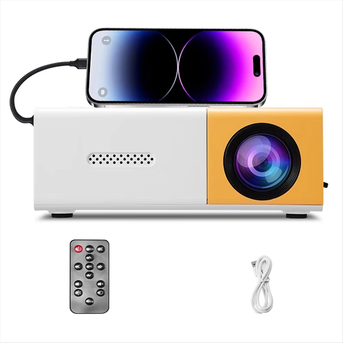 Delighted- Portable Mini Proje - đánh giá và giá Mini Projector Portable