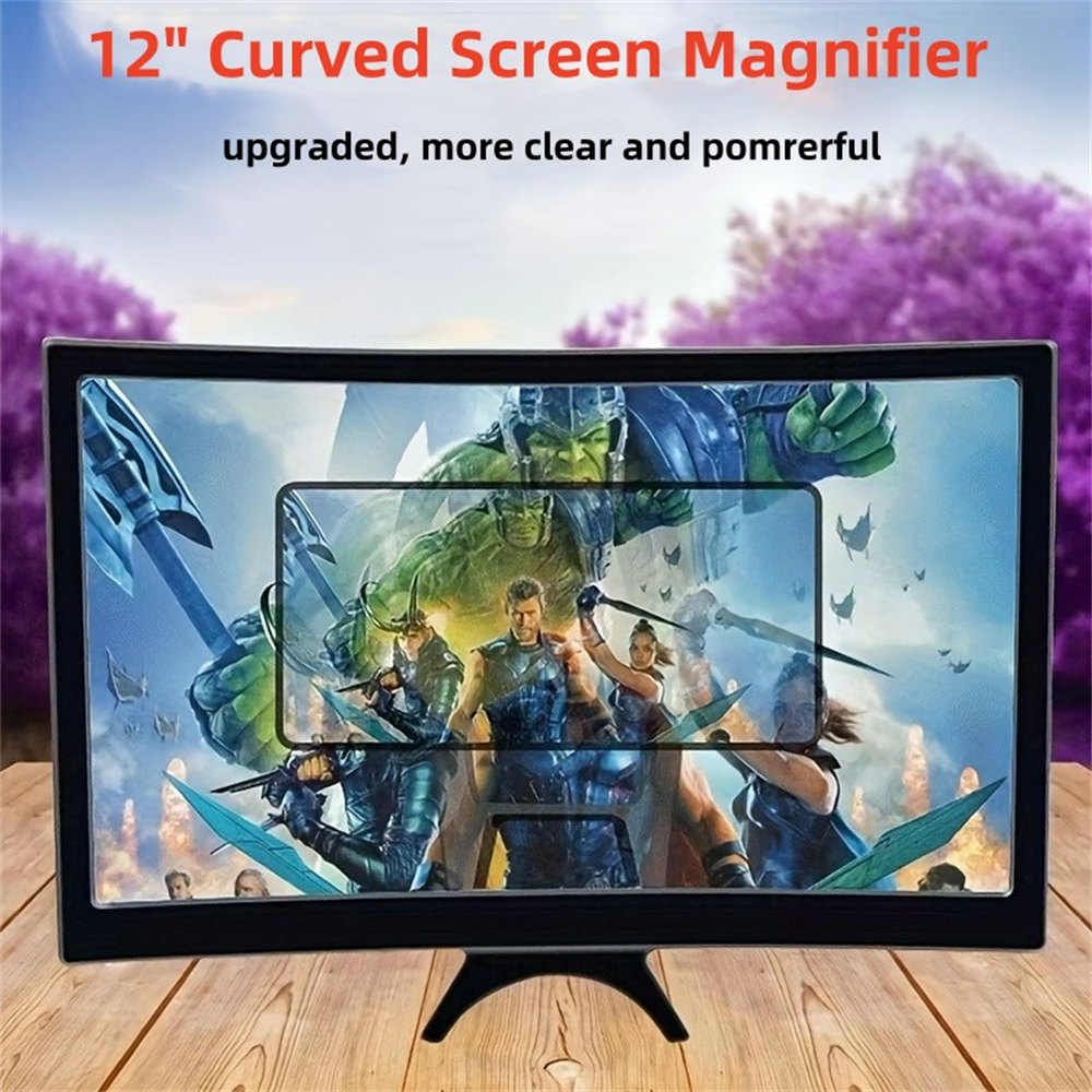 12 Inch Large Curved Screen 3D - đánh giá và giá Digital Magnifier Reading