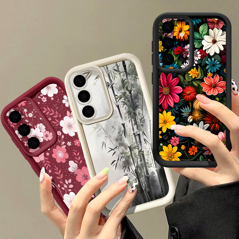 Colorful Flowers Pattern Case  - đánh giá và giá Samsung Galaxy A55