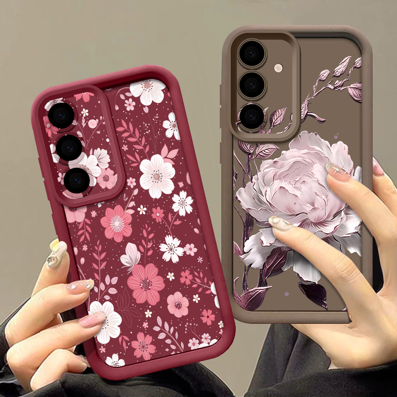 Colorful Flowers Pattern Case  - đánh giá và giá Samsung Galaxy A55