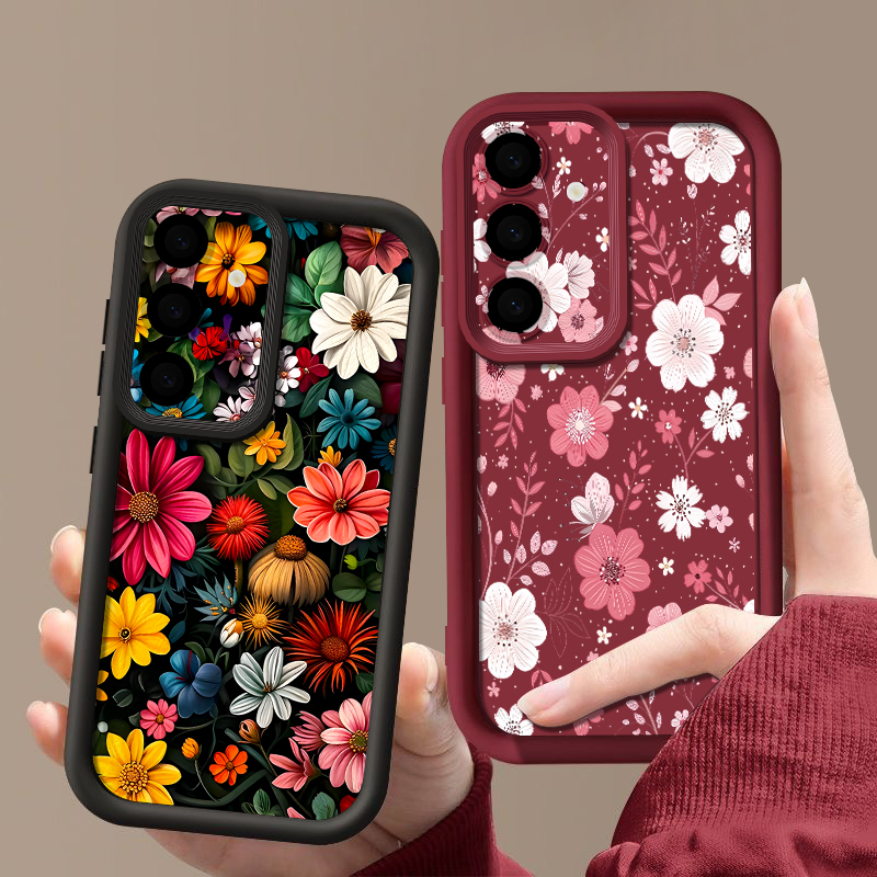 Colorful Flowers Pattern Case  - đánh giá và giá Samsung Galaxy A55