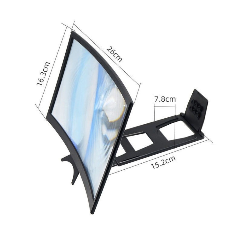 12 Inch 3D Screen Magnifier Br - đánh giá và giá Mini Projector Portable