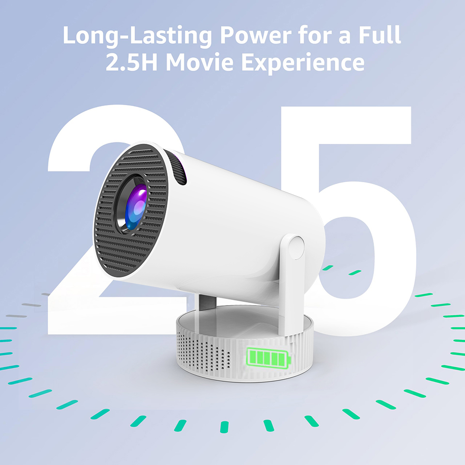 2026Rechargeable HY300 Pro+ Mi - đánh giá và giá Mini Projector Portable
