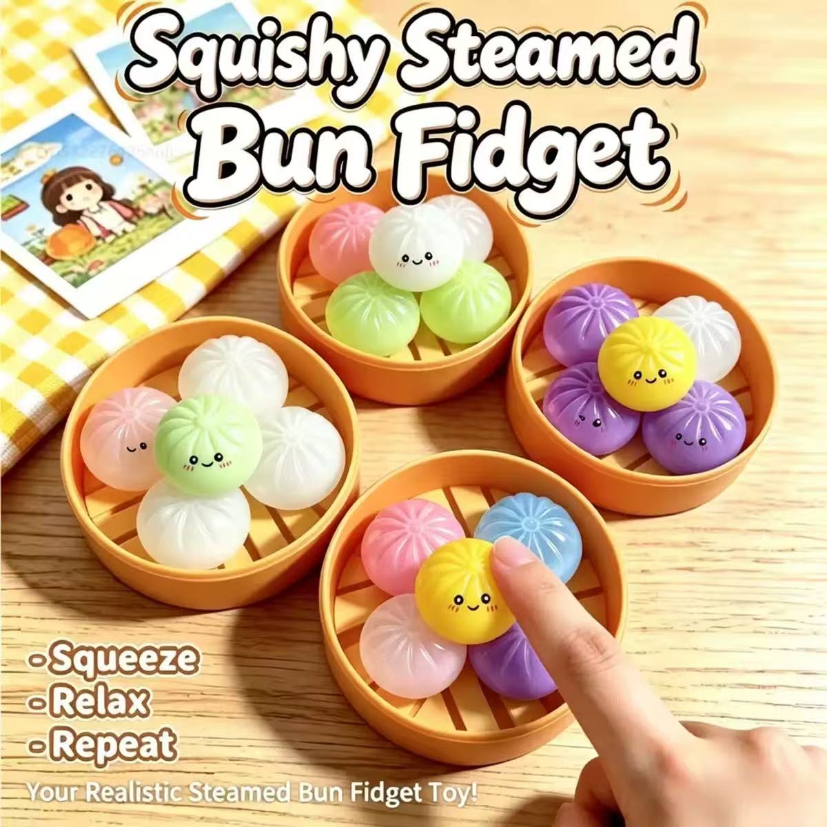 5Pcs Mini Dumplings with Steam - đánh giá và giá Electronics Latest Gadgets