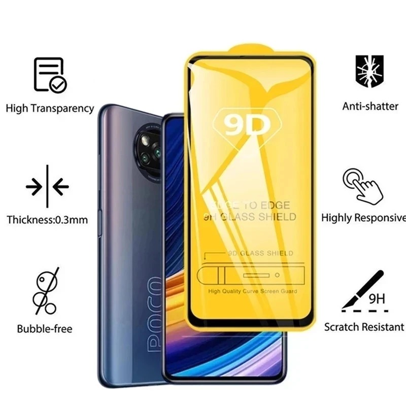 9D Full Cover Protective Glass - đánh giá và giá Realme C67