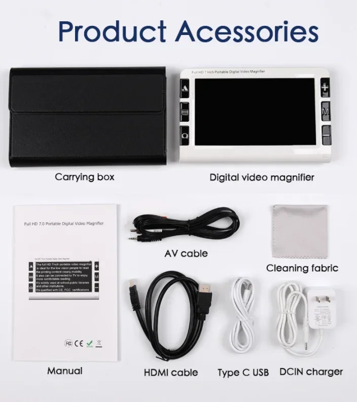 NEW 2-32X Portable Electronic  - đánh giá và giá Digital Magnifier Reading