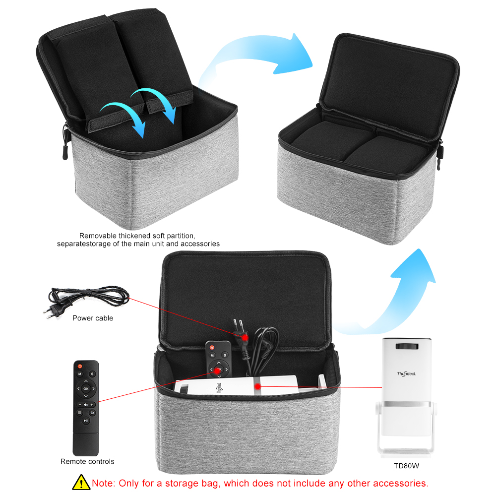 Progaga Projector Carrying Bag - đánh giá và giá Mini Projector Portable