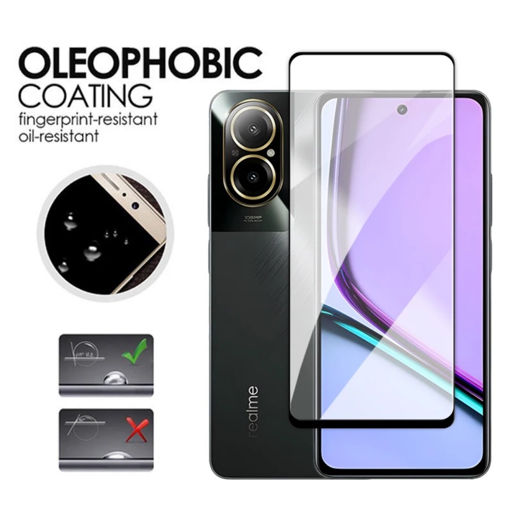 4in1 Tempered Glass For Realme - đánh giá và giá Realme C67