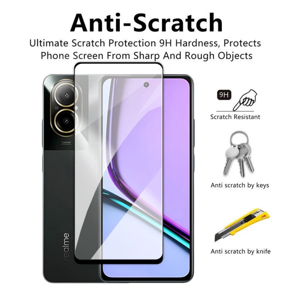 4in1 Tempered Glass For Realme - đánh giá và giá Realme C67